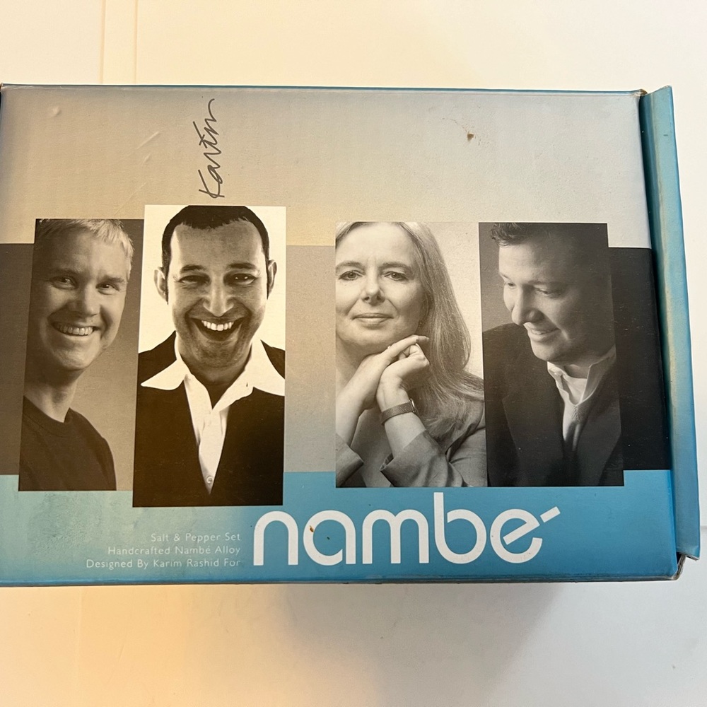 Nambe “Kissing” Silver Salt & Pepper Shakers